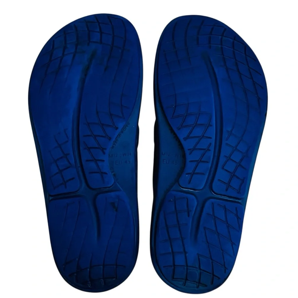 Oofos Ooriginal Sandals Blue & Gray Flip Flops Men’s Sz 12
